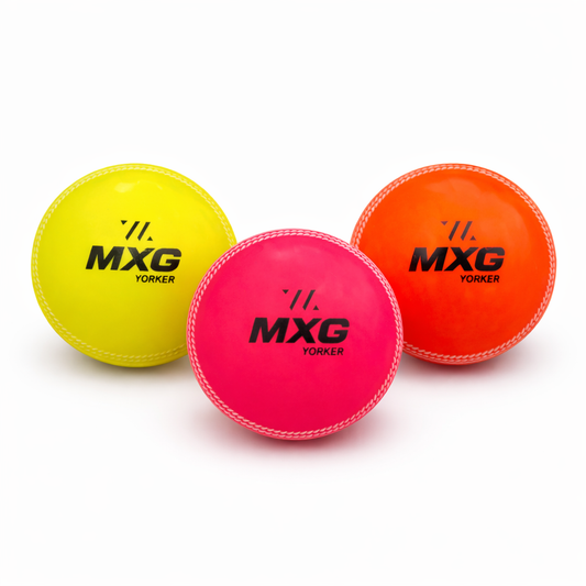 MXG Yorker I-10 Cricket Ball | Heavy Bounce Ball for Street, Ground & Practice