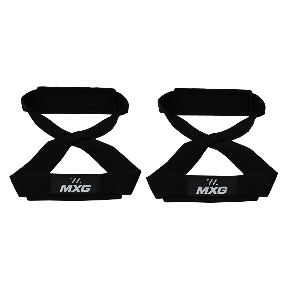 Bastion Figure-8 Weightlifting Straps – Cotton Webbing with Neoprene Padding