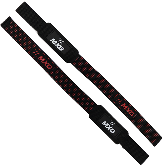 Gripcore Weightlifting Straps – Silicone Grip Cotton with 5mm Neoprene Padding