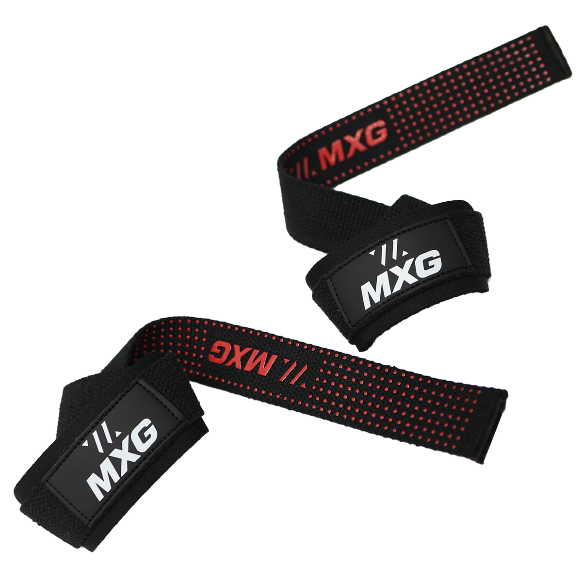 Gripcore Weightlifting Straps – Silicone Grip Cotton with 5mm Neoprene Padding