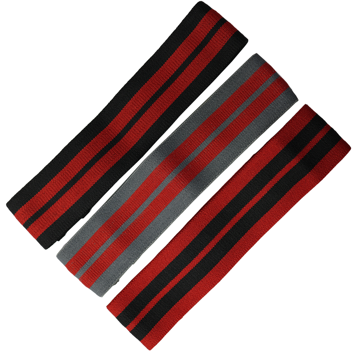 Ignite 3-Pack Booty Bands – Hip Circle Resistance Bands with Rubber Grip