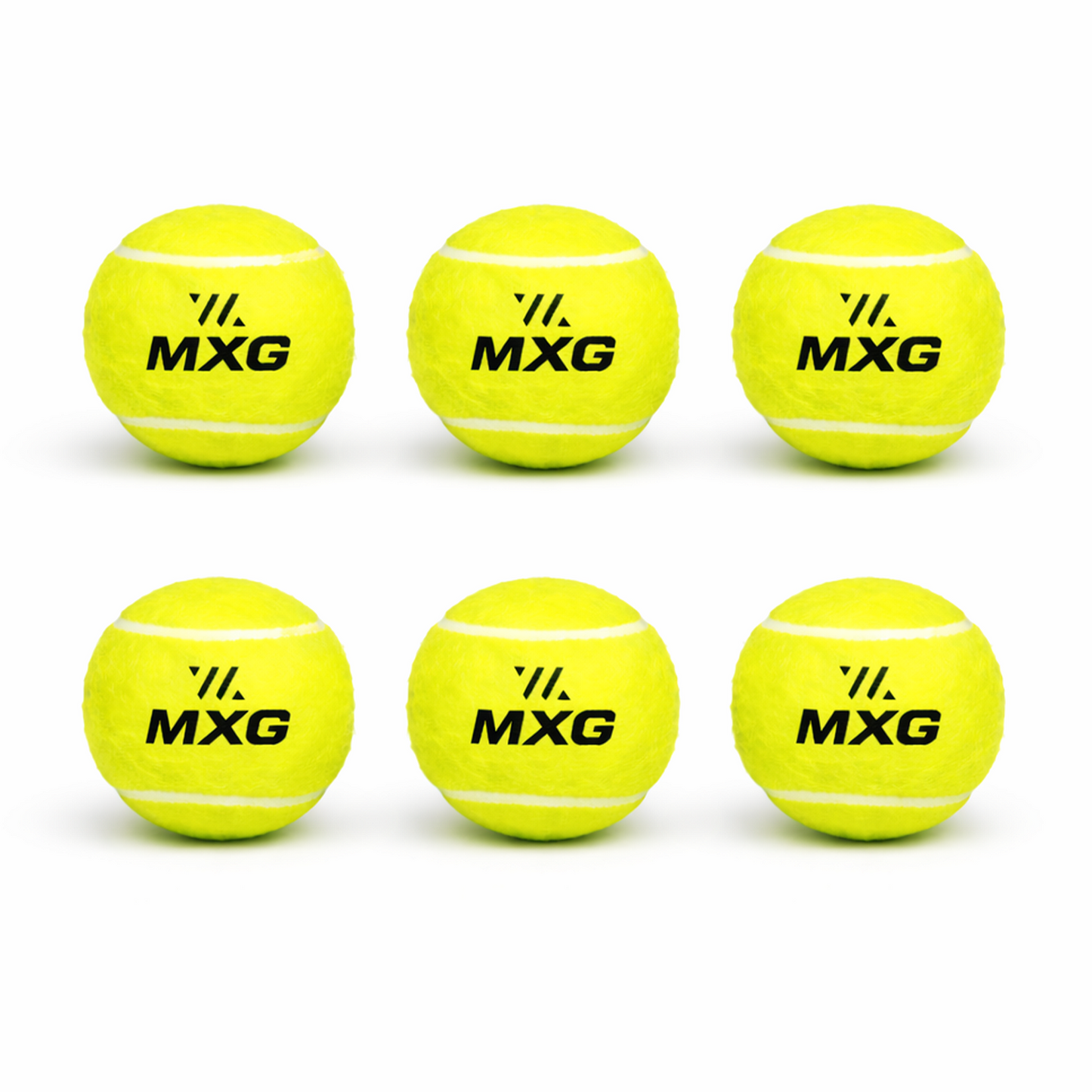 MXG Pro Bounce 2.0 Lightweight Rubber Tennis Ball for Court & Turf