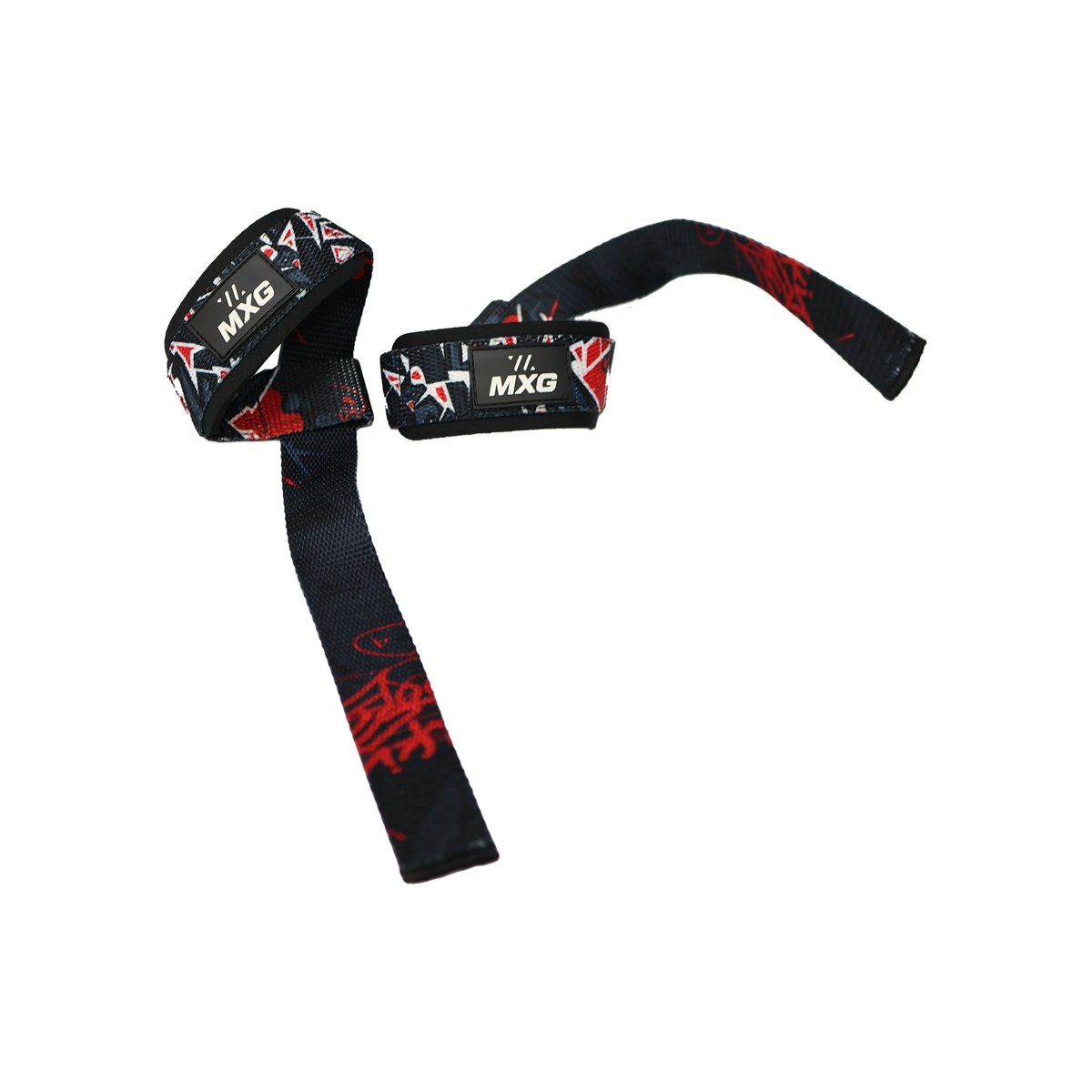 Valer Weightlifting Straps – Sublimated Cotton with 5mm Neoprene Padding